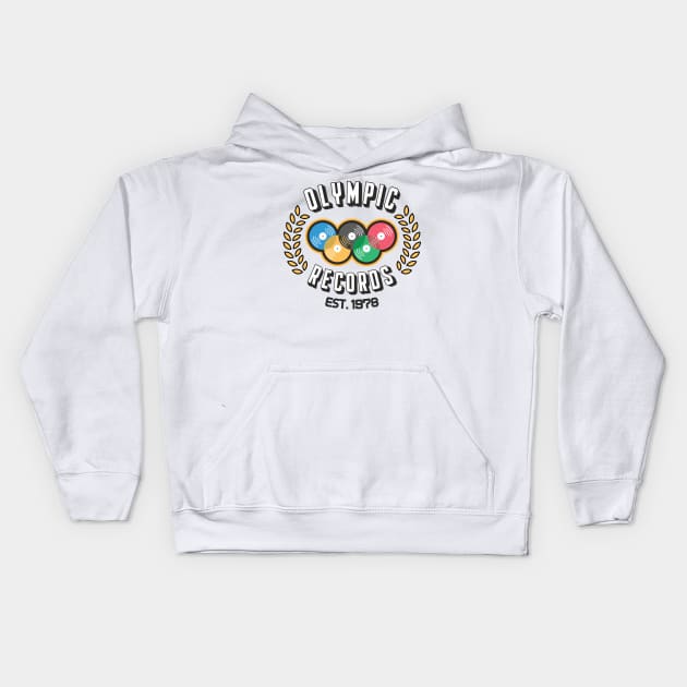 Olympic records Kids Hoodie by goatboyjr